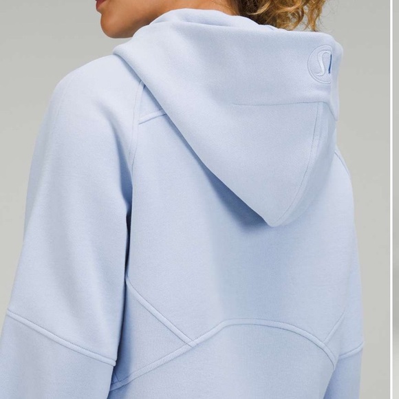 Lululemon Scuba Oversized Full Zip in
Blue Linen - Picture 3 of 10